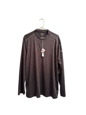 CORE365 Activewear Reflective Top Womens L Antimicrobial UV Protection 1/4 Zip